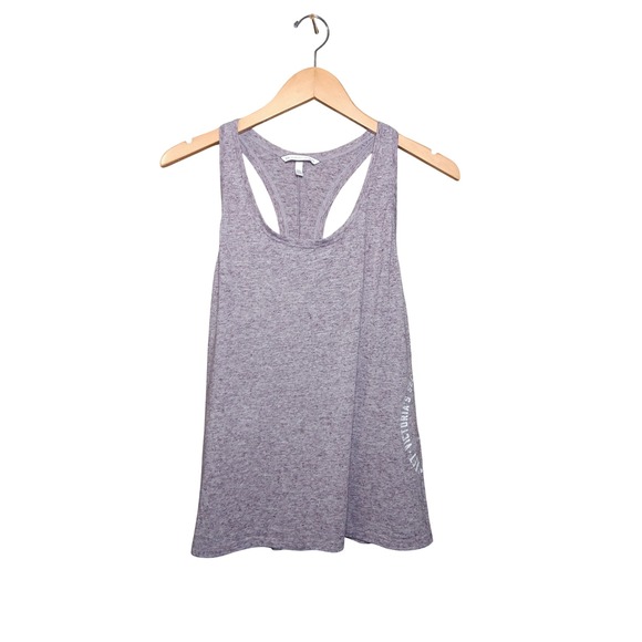 Victoria's Secret Tops - Victoria's Secret Angel Racerback Tank Top Purple Heathered XL